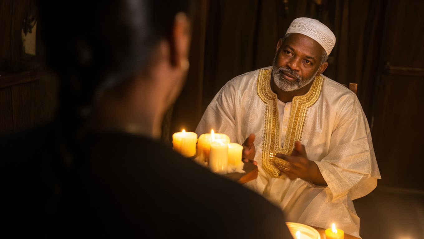 marabout-en-consultation